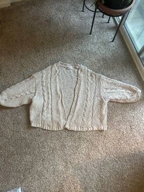 Chunky knit cardigan
